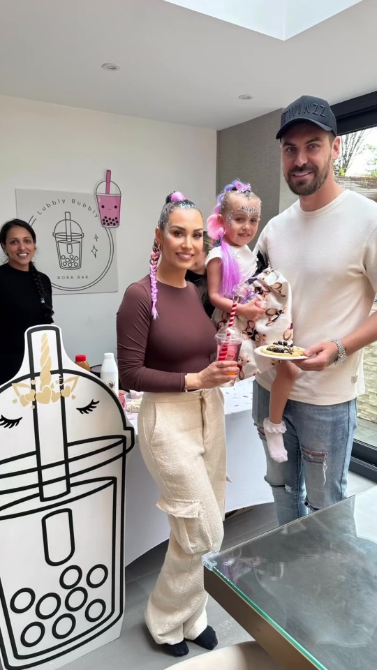 Chloe Goodman gave a sneak peek inside her daughter's party