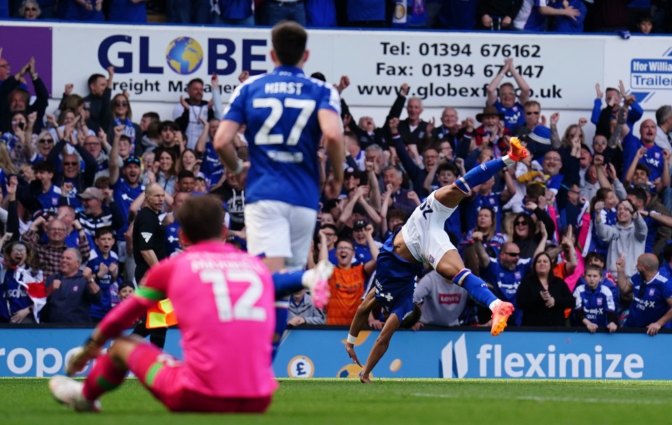 Omari Hutchinson's goal wrapped up the promotion