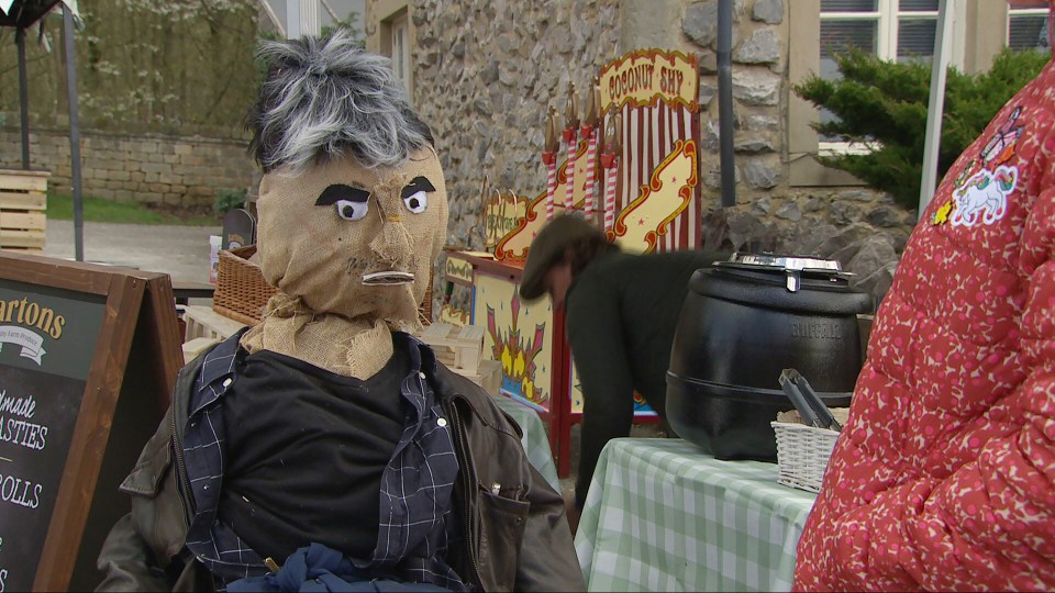 The scarecrows will look like villagers past and present