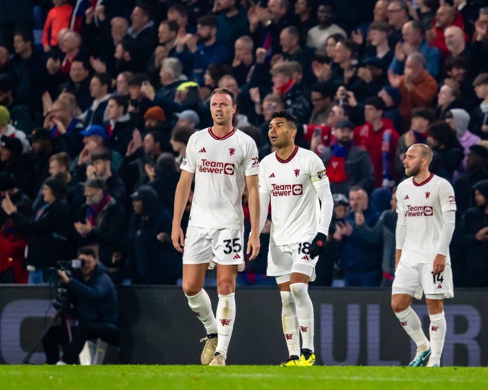 The decision to start Casemiro in defence backfired as Crystal Palace won 4-0