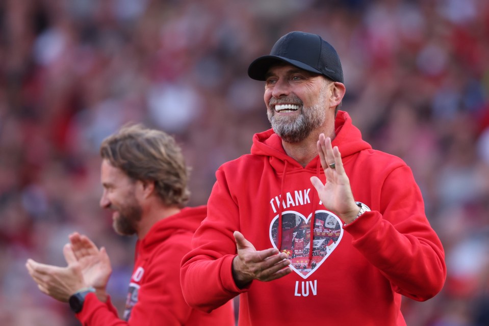 Klopp bid farewell to Liverpool last weekend