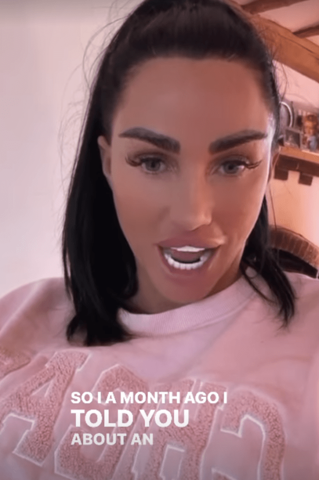 Katie Price has broken her Instagram silence after being served an eviction notice from her home