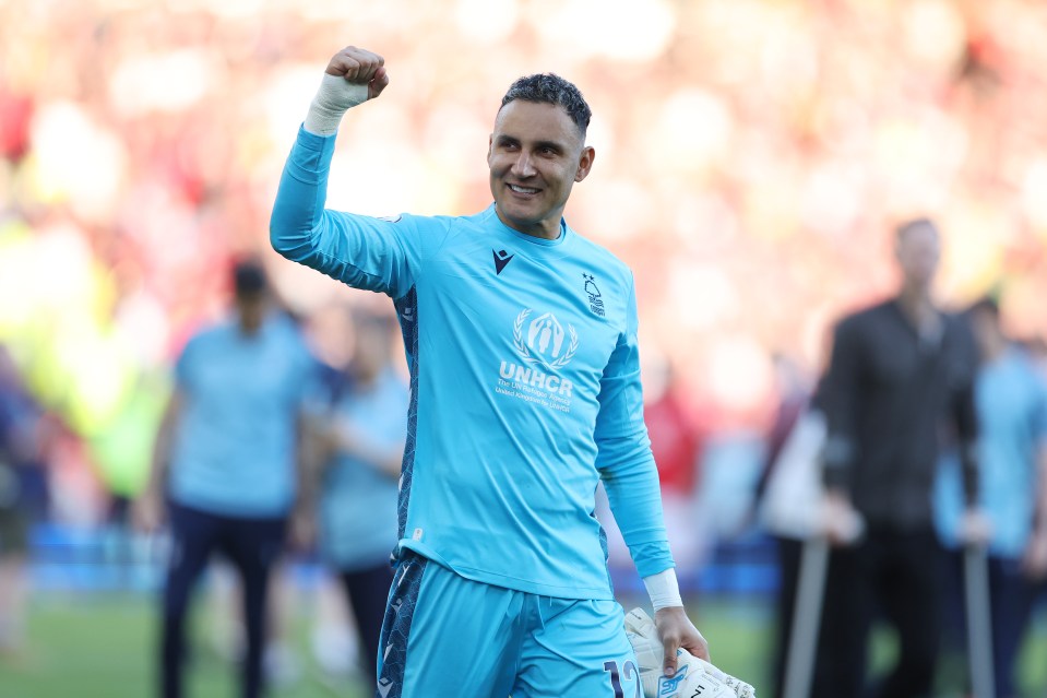 Navas spent the second half of last season on loan at Nottingham Forest