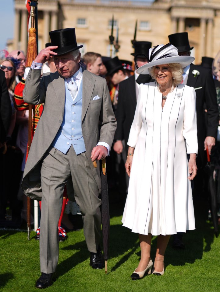 King Charles and Queen Camilla mingled among 8,000 guests at the Buckingham Palace Garden Party