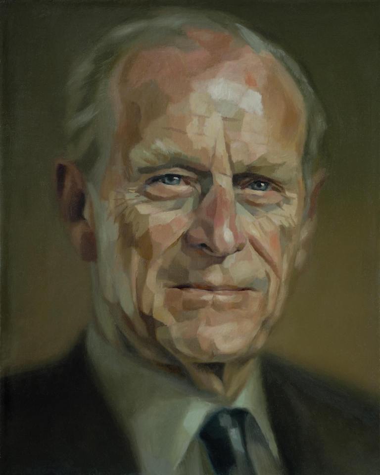 Prince Philip had his portrait painted by Yeo in 2008