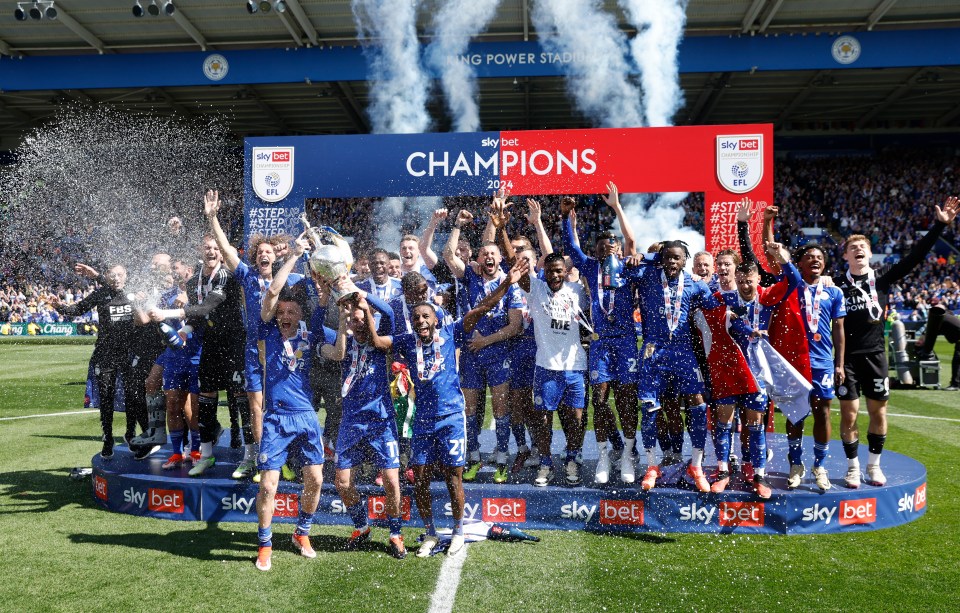 Leicester were crowned Championship winners at the weekend