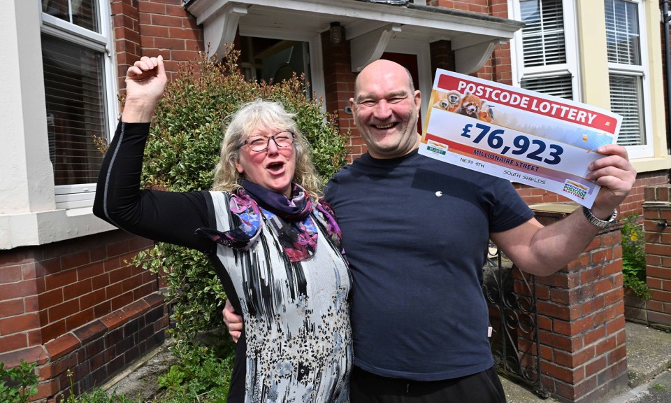 Colin and his wife Gwen bagged £76,923  in the People's Postcode Lottery - but thought the winners' emails were a scam