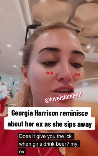 Georgia Harrison appeared to have a dig at ex Anton in a new video