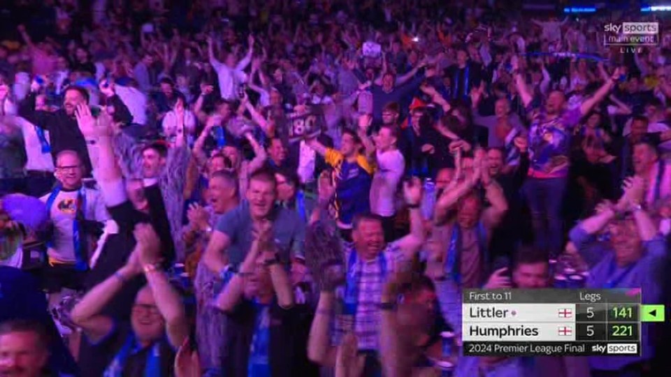 Darts fans were shocked by the prices of alcohol at the O2