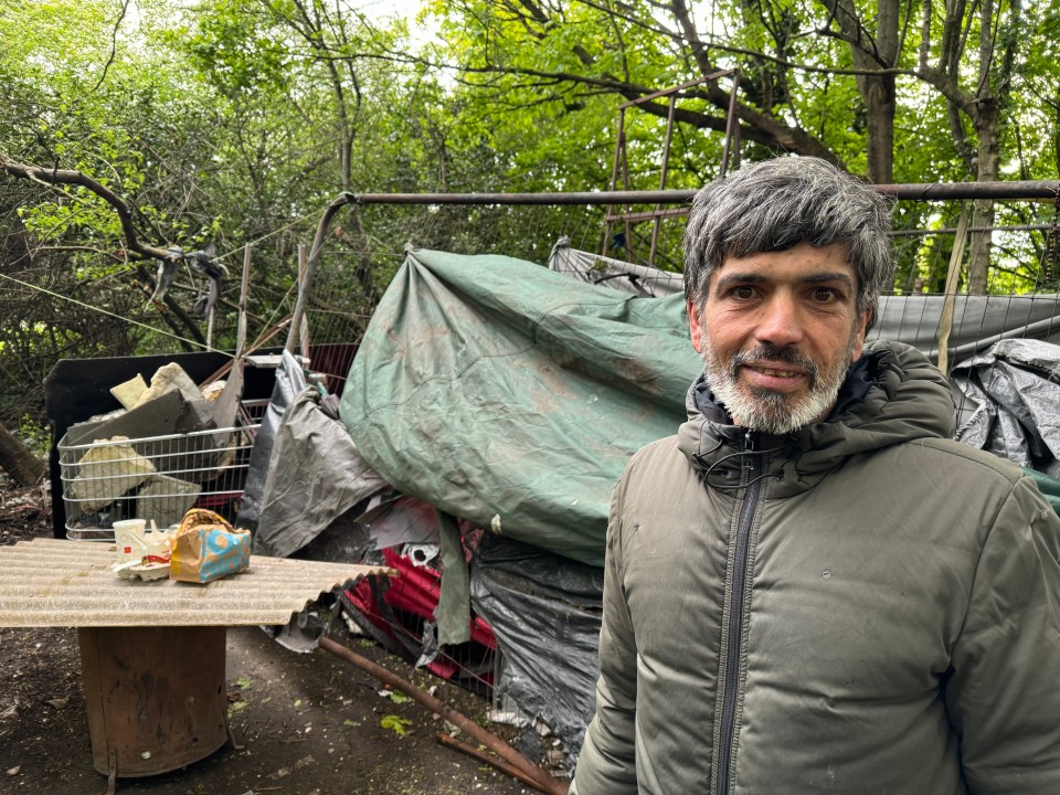 Majid Sami lives on an overgrown Birmingham roundabout