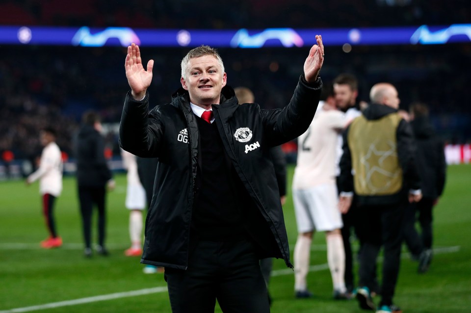 Solskjaer guided Manchester United to a famous win in Paris back in 2019