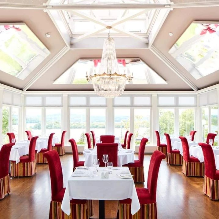 The hotel's Belleek Restaurant, was awarded an AA Rosette for culinary excellence