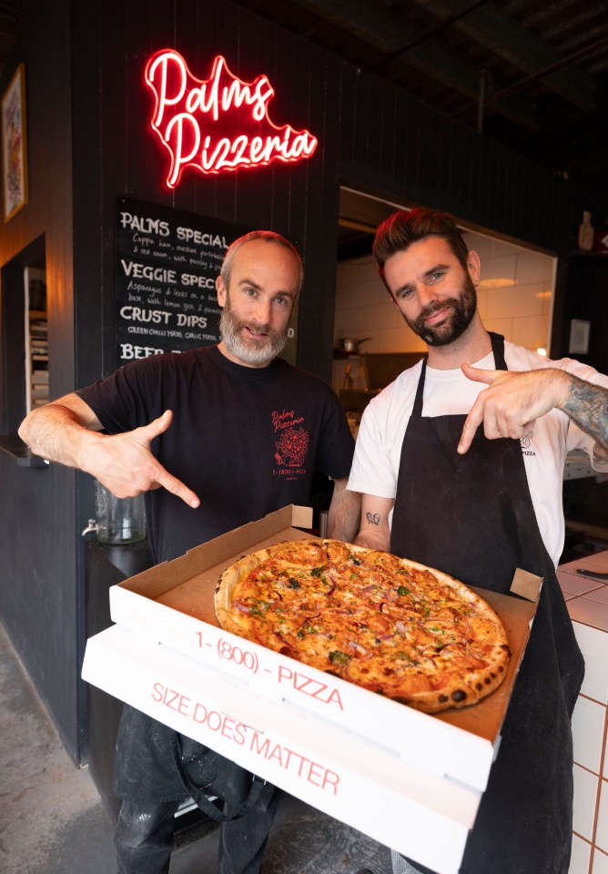 Palms Pizzeria in The Centre serves massive pizza slices for £4 and beer by the can