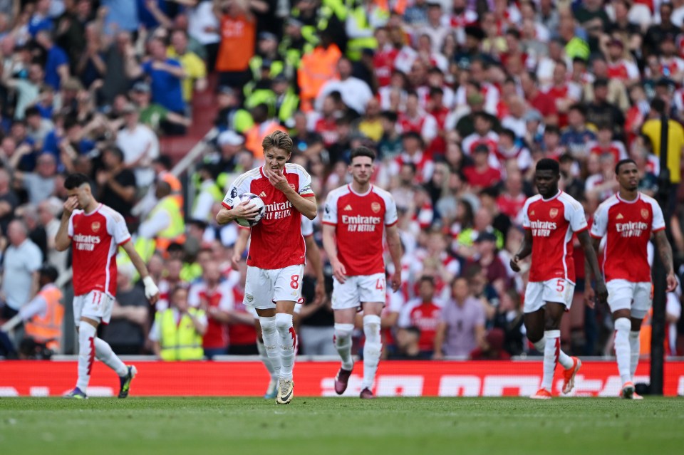 Arsenal missed out on the Premier League title on the final day of the season