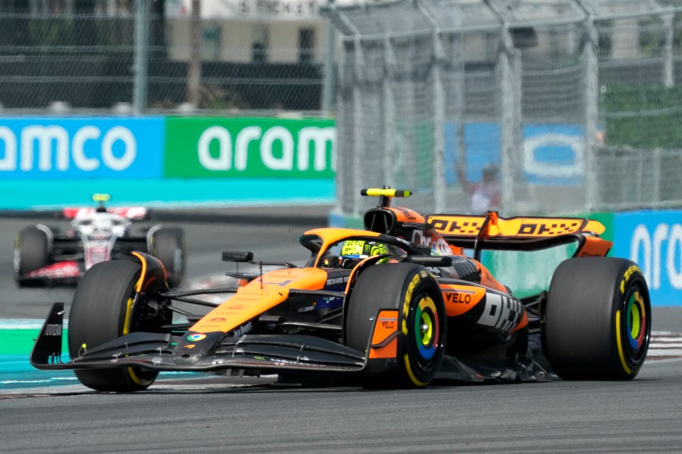 Norris capitalised on a rare off day for Max Verstappen to win in Miami