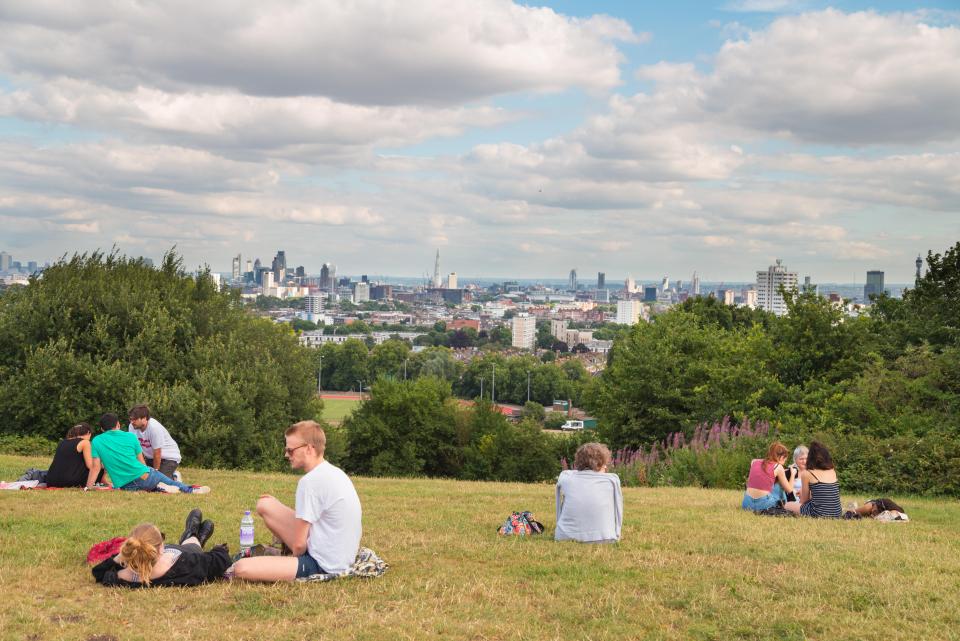 Take a picnic to the top of Parliament Hill in Hampstead Heath, for great views of the city