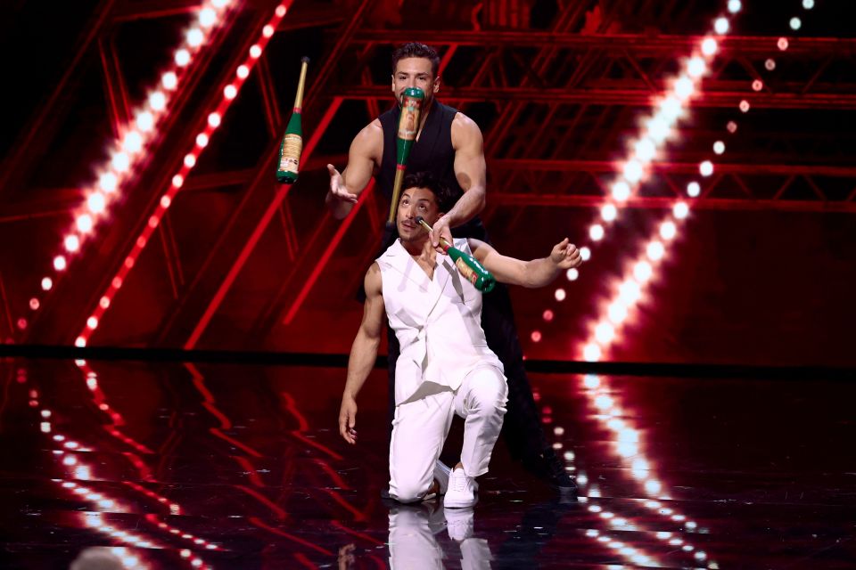 Got Talent veterans The Messoudi Brothers were aiming to impress - though viewers will likely remember how their act ended