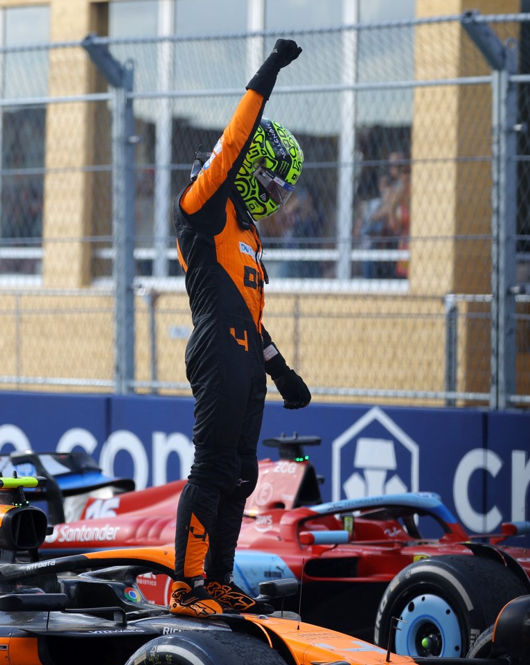 Lando Norris has claimed his first F1 Grand Prix victory