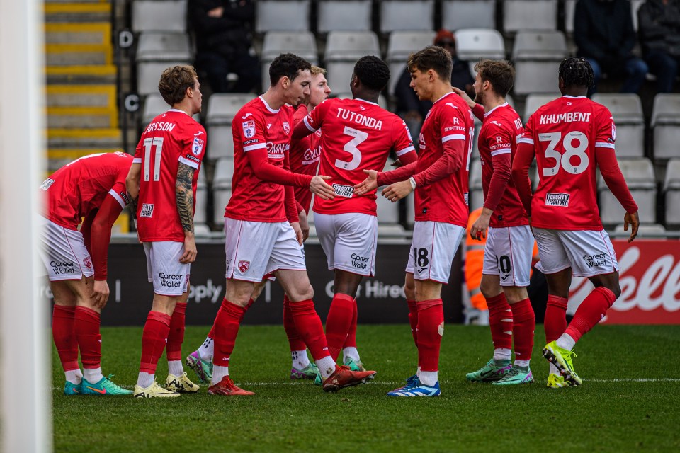 Morecambe have lost their entire squad except for just five players