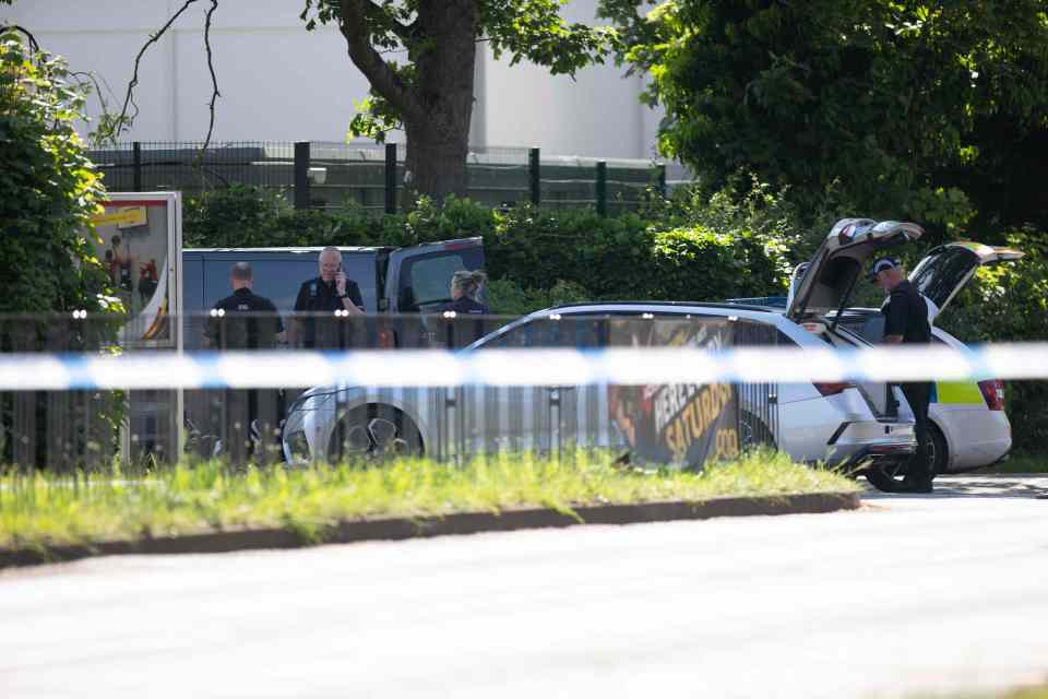 Myton School in Warwick was evacuated today