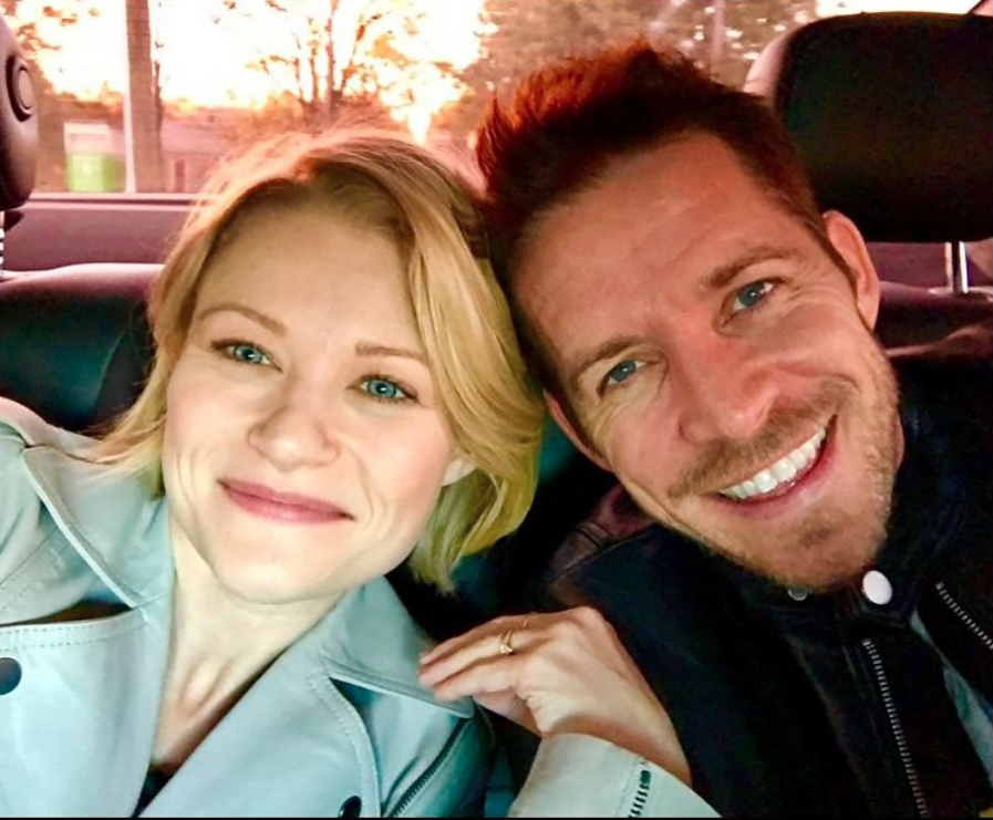 The actress hanging out with former EastEnders actor Sean Maguire who is now based in LA