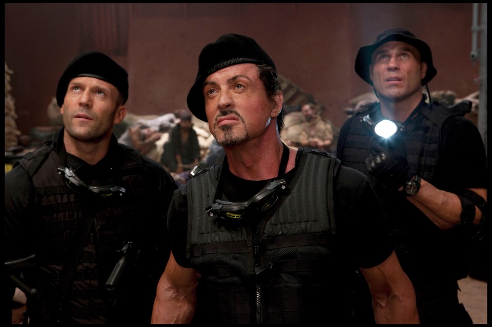 Sylvester Stallone starred alongside Jason Statham in the hit 2012 movie