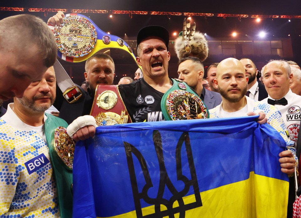 Oleksandr Usyk is the new undisputed heavyweight champion of the world