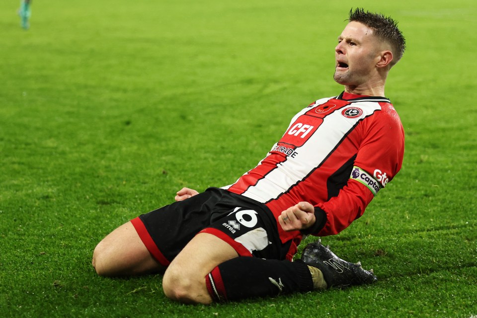 Oliver Norwood has played more than 250 times for Sheffield United