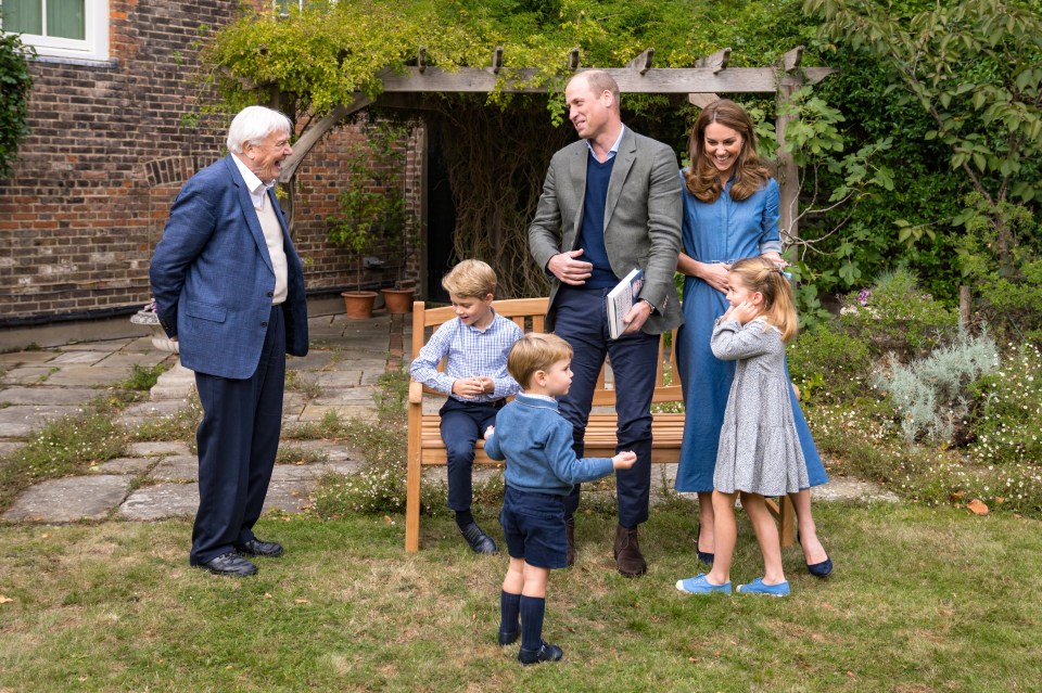 Charlotte is also to meet numerous famous faces, including Sir David Attenborough