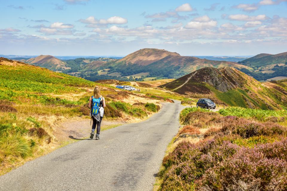 Beautiful views across the Shropshire Hills can be enjoyed from the Betley park campsite - and it's a short drive from the centre of Shrewsbury