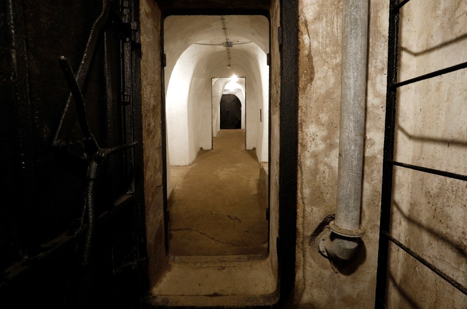 The wartime air-raid shelter and bunker is now open to visitors