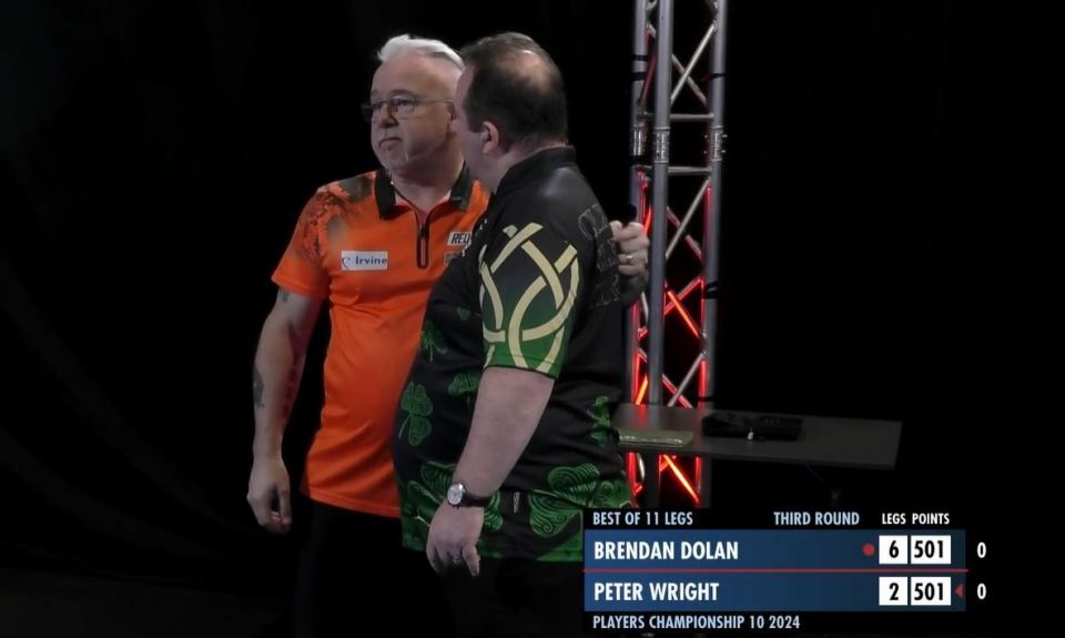 Darts legend Peter Wright looked completely different as he went back to basics