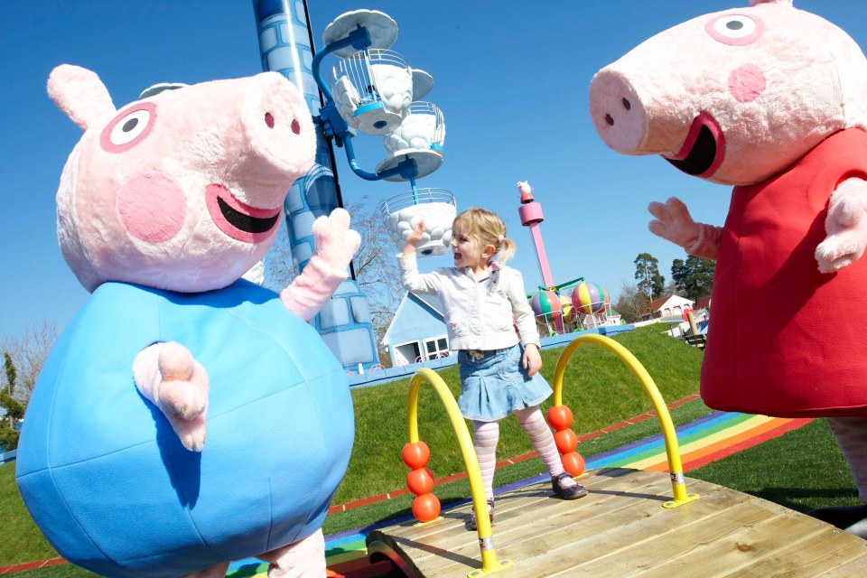 Kids will love meeting the Peppa Pig characters