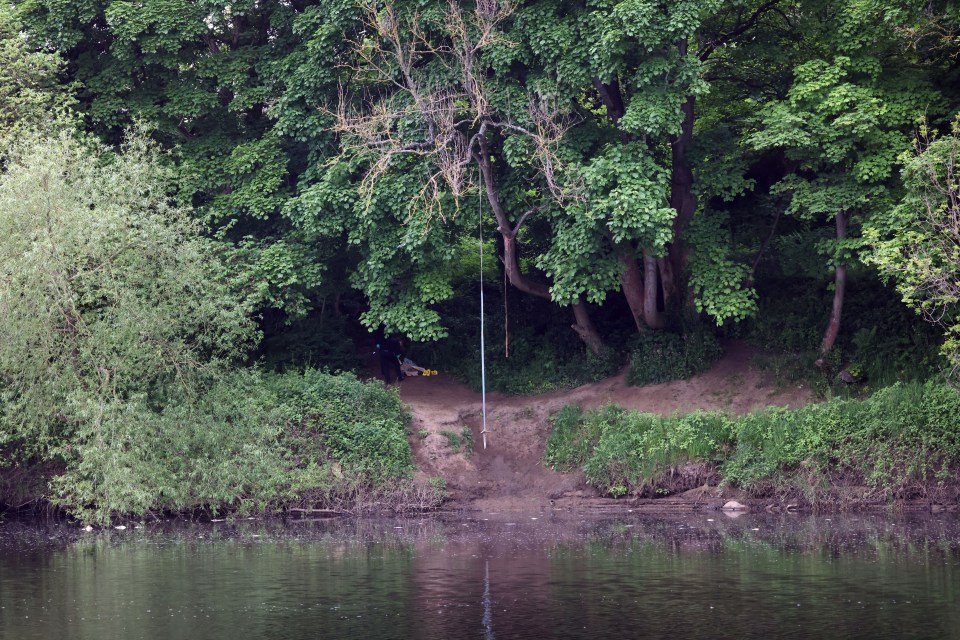 A group of friends were believed to be playing on a rope swing over the river when both teenagers went missing in the water