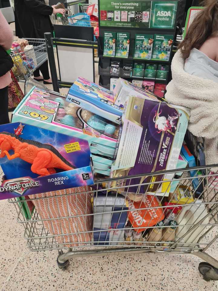 The Asda fan nabbed loads of great deals from the toy aisle