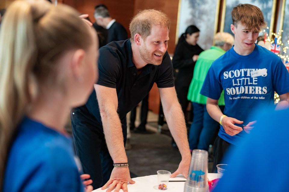 Prince Harry at the event today