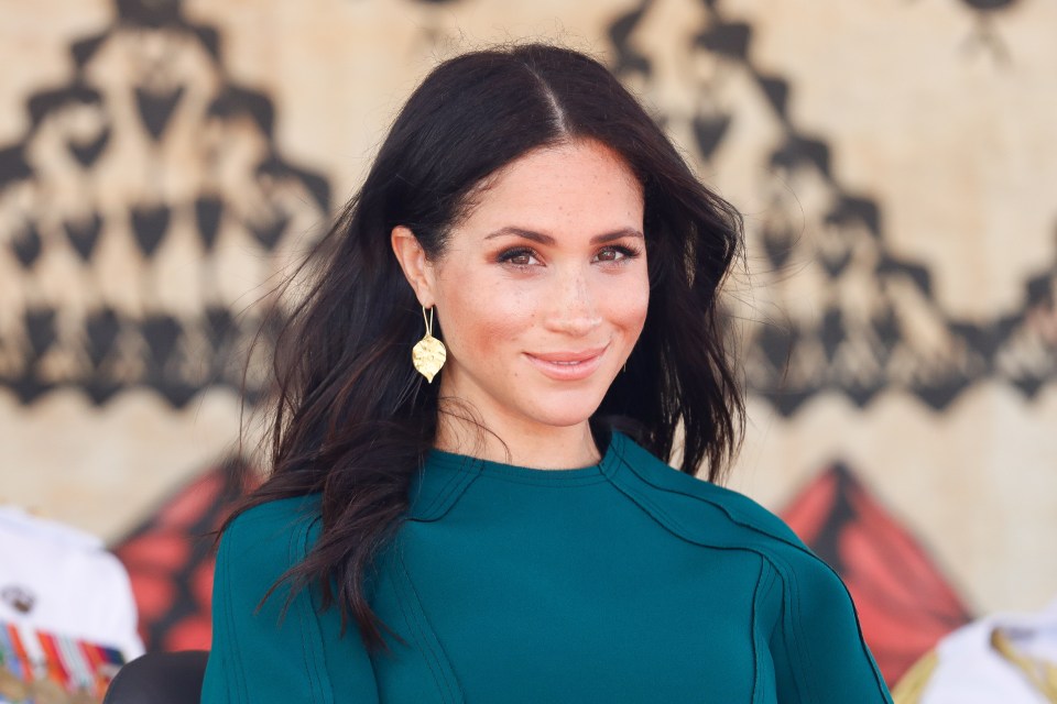 Meghan at the unveiling of the Labalaba Statue in Fiji in 2018