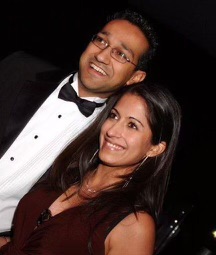 Professor Amit Patel and his wife Dr Shivani Tanna