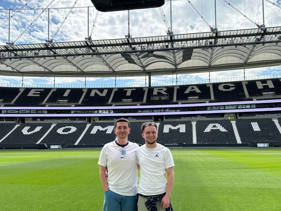 SunSport travelled to every city England will be playing in during the Euro 2024 group stage - including Eintracht Frankfurt's Deutsche Bank Park