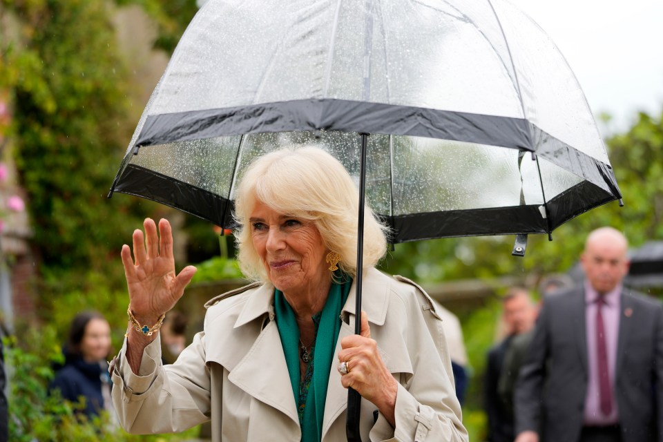 Queen Camilla today gave an update on King Charles' health