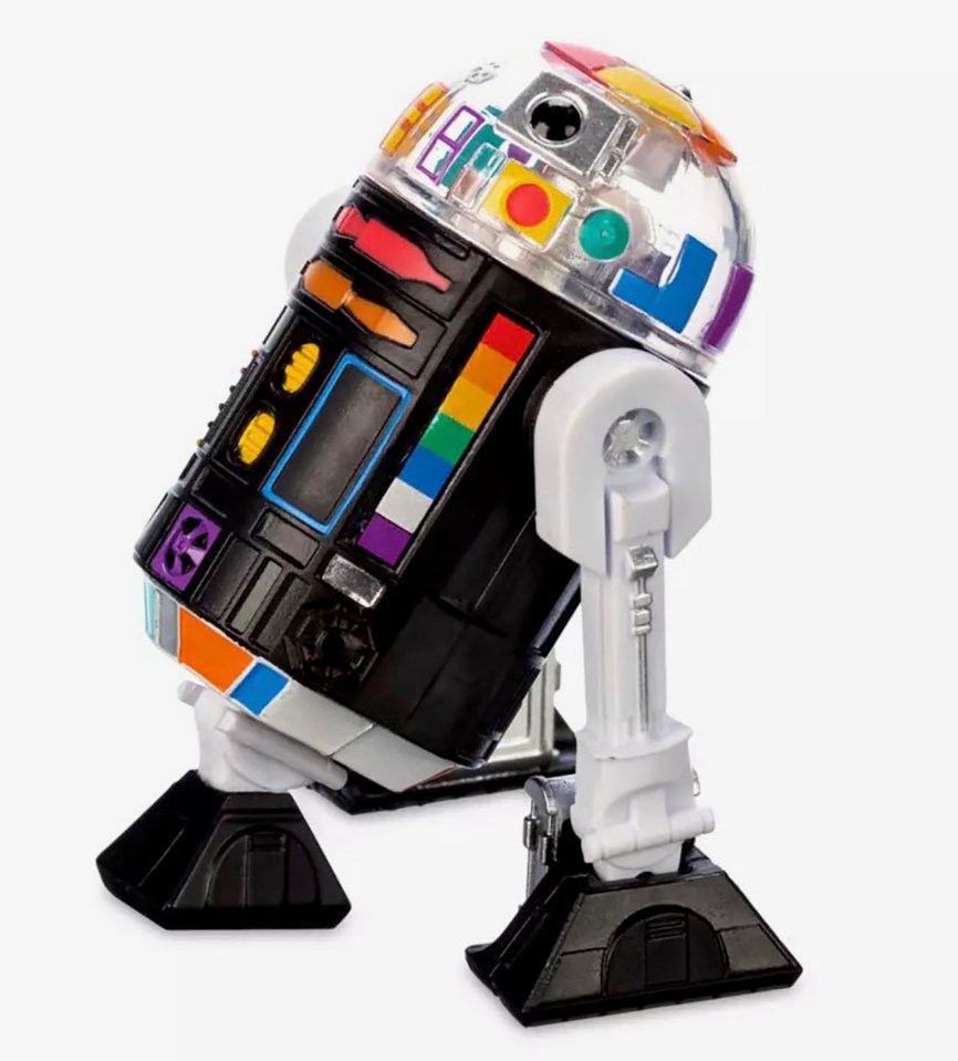 A rainbow version of R2-D2 has been blasted by Star Wars fans for turning the sci-fi franchise woke