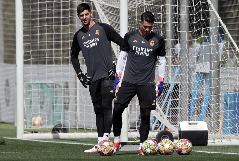 He must pick between Thibaut Courtois and Andriy Lunin to start in the Champions League final