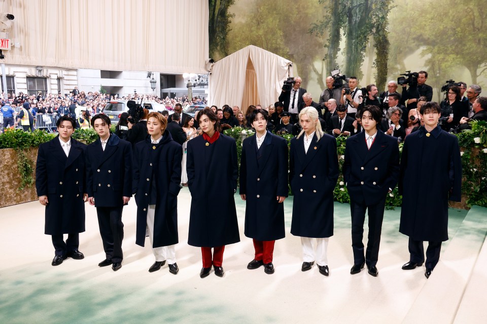 Boyband Stray Kids appeared at the Met Gala earlier this month