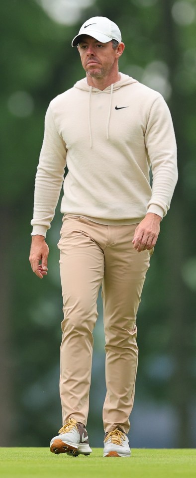 Rory McIlroy was spotted without his wedding ring hours after filing for divorce