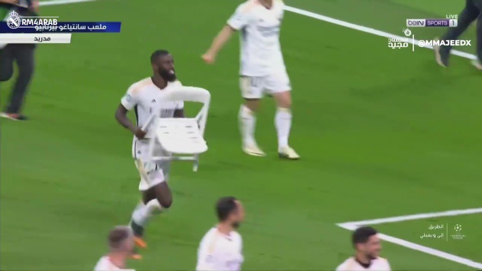 Rudiger once did a similar celebration while at Chelsea