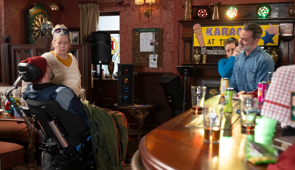 Bernie helps her family organise a karaokethon to raise funds