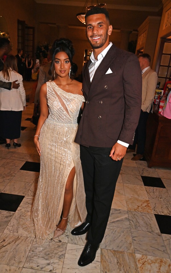 Love Island winners Sanam and Kai, who recently got engaged, attended The Prince’s Trust Awards tonight