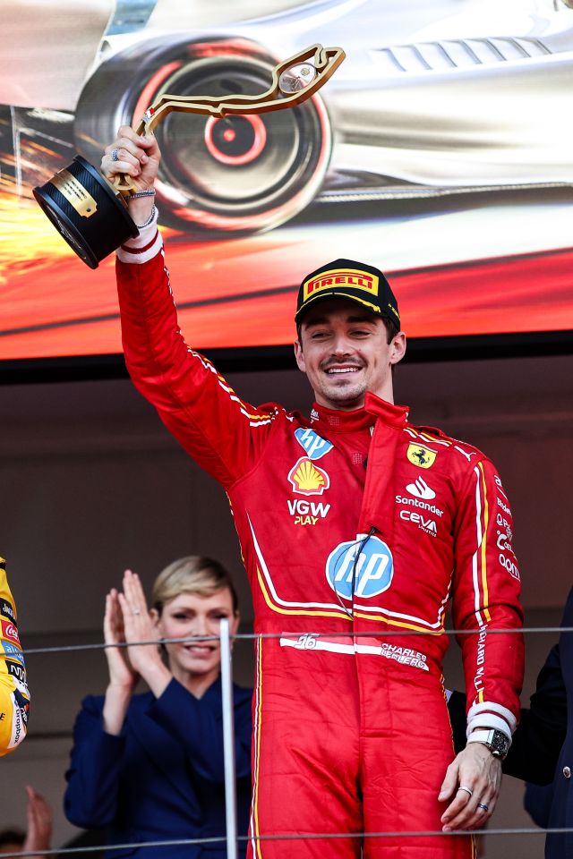 Pizza was the secret for the victorious Charles Leclerc