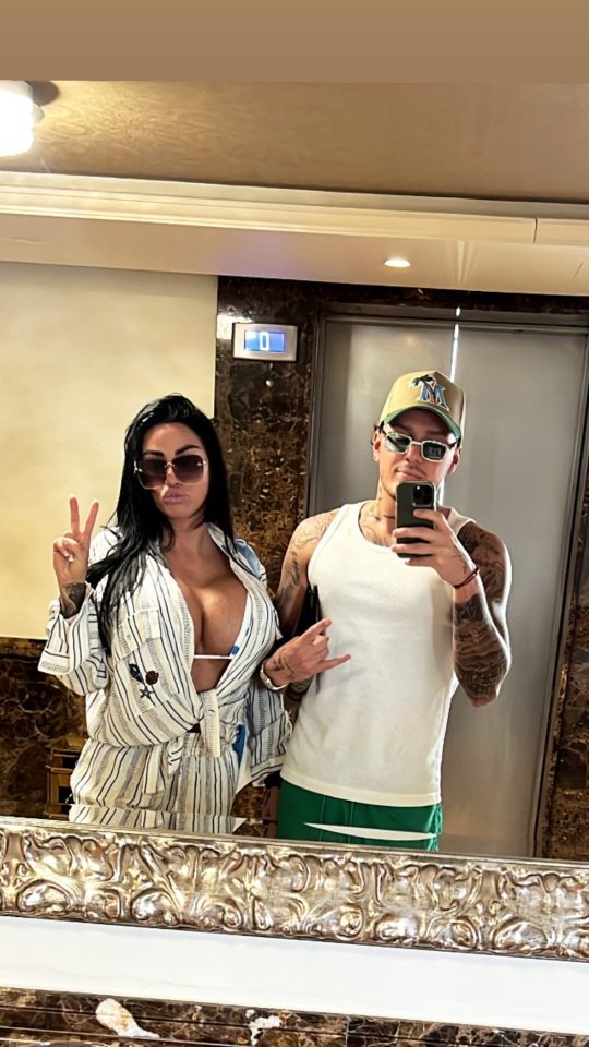 She is on holiday with boyfriend JJ Slater - who has previously been tipped for TOWIE