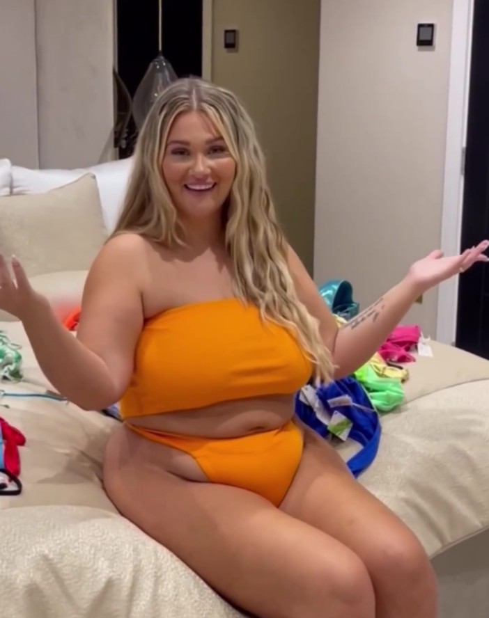 The Love Island star dropped two stone after giving birth to daughter Lucia last year